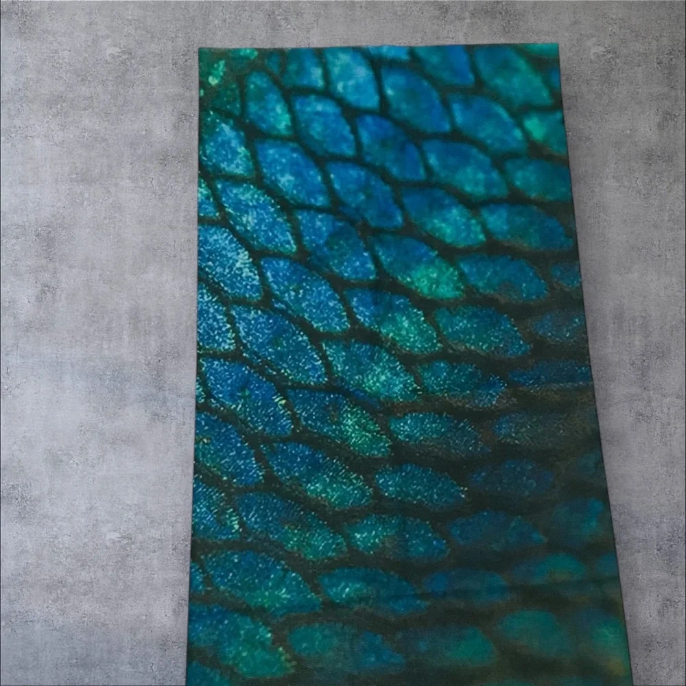 Mermaid Dragon Scale 16 n 1 Neck Gaiter Face Cover Dust Mask Biker Rag Moto New